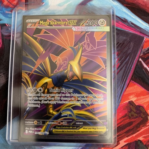 Pokémon TCG Mega Skarmory 106/088 - English Perfect Order Full Art Card 