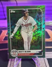 2025 Topps All-Star Game Matt Olson Green Foil /99 Atlanta Braves 🔥🔥