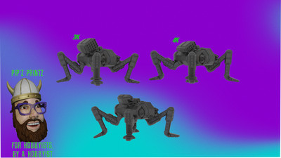 BSN Bishamon Alternate Mech Model For Battletech 6mm-10mm-15mm