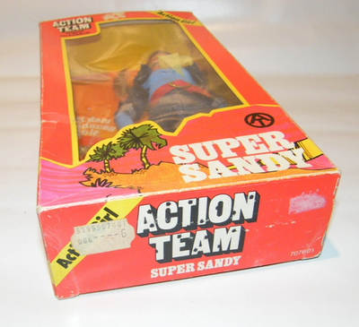 ACTION TEAM ACTION GIRL SUPER SANDY SCHILDKRÖT 1975 GI JOE ACTION MAN GEYPER MAN