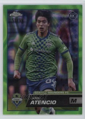 2023 Topps Chrome MLS Neon Green Lava Refractor /99 Josh Atencio Rookie RC 0vl1