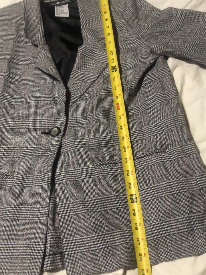 Sag Harbor Mujer 2 Piezas Blazer Pantalón Traje 6P Gris Foto 2 de 4