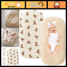 Organic Cotton Muslin Baby Lounger Covers 2 Pack, Soft Removable Slipcovers for