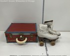 Vintage Roller Skate ( Chicago Roller Skate Co.) White Leather — photo 1