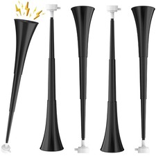 Collapsible Stadium Horn 24 Inch Vuvuzela Plastic Trumpet Blow Horn Noisemake...