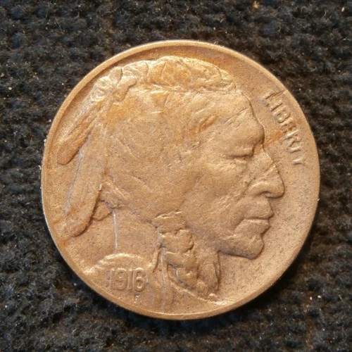 1916 D BUFFALO NICKEL AU
