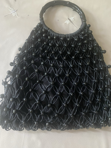 Corde de guidage tressée noire avec attaches chromées