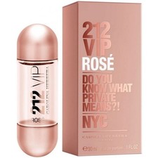 Image of CAROLINA HERRERA 212 VIP ROSE 30ML EDP SPRAY | NEW SEALED BOX | FREE P&P |