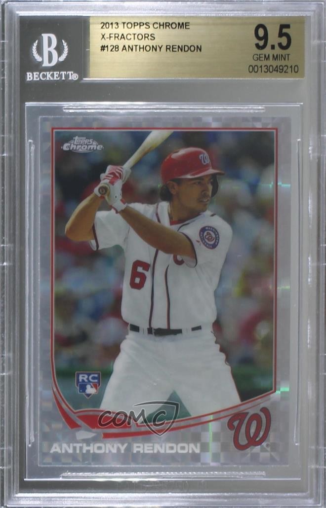 2013 Topps Chrome X-Fractor Anthony Rendon #128 BGS 9.5 GEM MINT 4f5