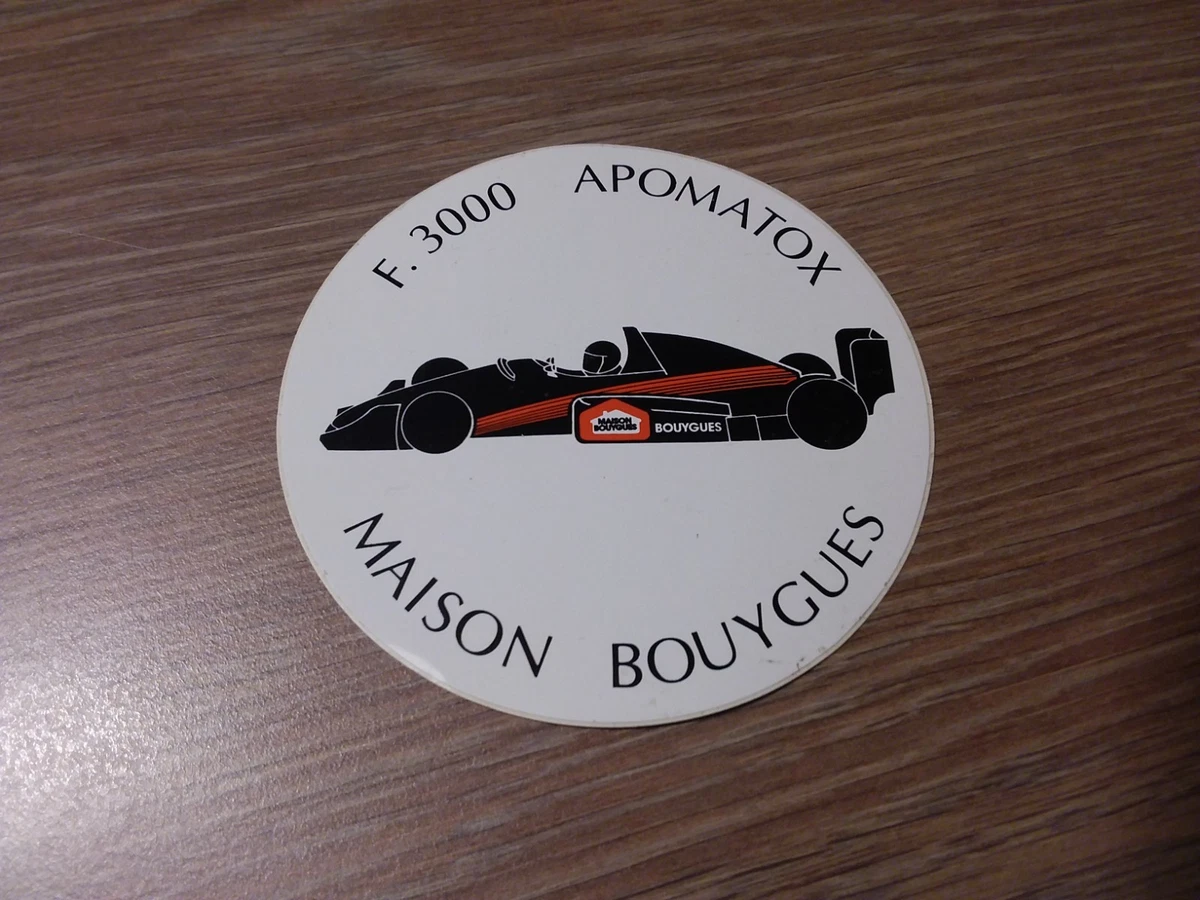 Sticker Vintage F1 Années 80 – Autocollant Tuning Auto/moto, Origine Italie