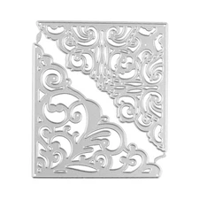 Triangular Shape Carbon Steel Die Cut Stencils Scrapbooking Embossing Tool