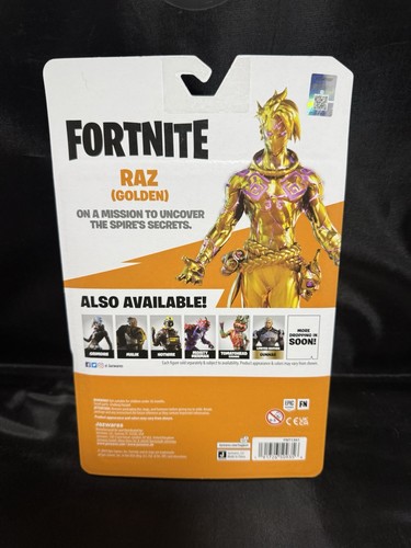 Fortnite - Raz (Golden) Limited Edition (#284, Series 25, Neu) - Bild 3 von 3