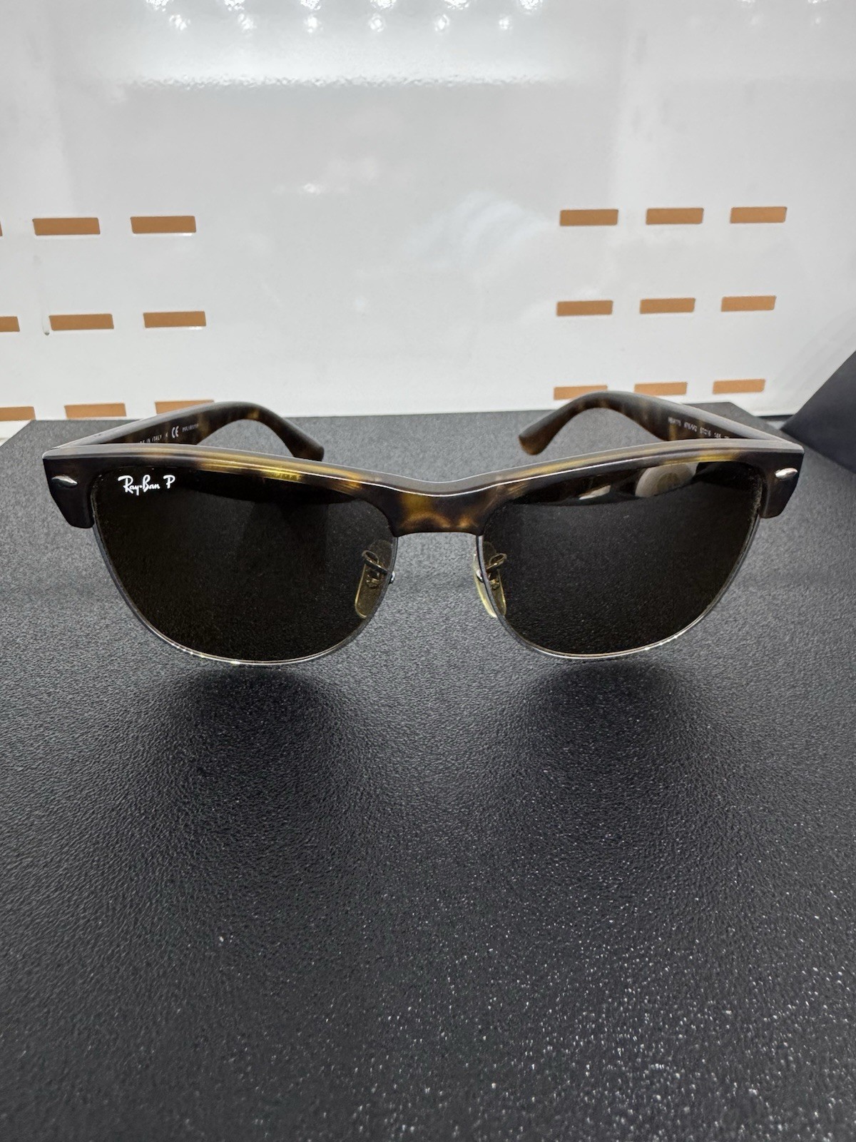 RayBan RB4175 Clubmaster Oversized Sunglasses  Brown Tortoise 5716145 G2U