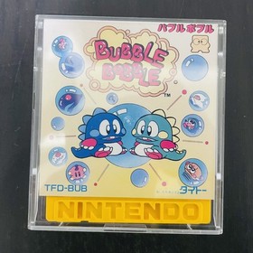 Bubble Bobble Taito Nintendo Famicom Disk System 1987 Taito TFD-BUB Retro Japan