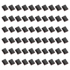 100 Pcs Outdoor Waterproof Self Adhesive String Light Hanging Clip, Black
