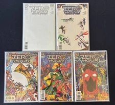 Zero Hour : Crisis in Time Comic Lot (Issues 0-4) VF/NM Condition