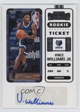 2022-23 Panini Contenders Rookie Ticket Retail Vince Williams Jr #151 Auto s5q