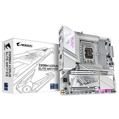 GIGABYTE Z890M A ELITE WIFI7 ICE mATX Mainboard Sockel 1851 TB4/DP/HDMI/WIFI7