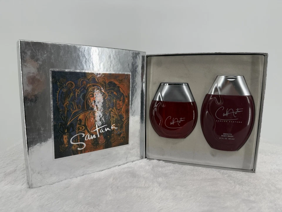 Carlos Santana Juego de Regalo Colonia Hombre 3.4oz EDT + Jabón Corporal - Nueva Caja Abierta Foto 2 de 4