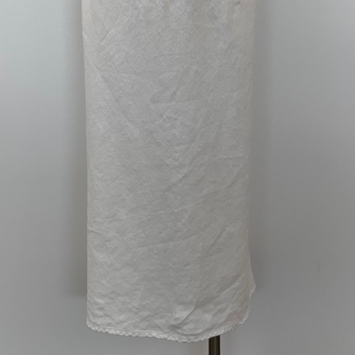J. Crew High Neck Midi Linen Dress Halter Minimalist White 4 - Picture 6 of 10