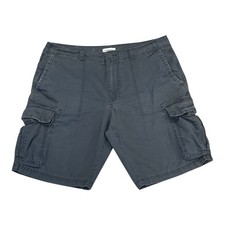 Goodfellow Cargo Shorts Mens 38 Gray Utility Pockets Work Stretch