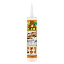 Gorilla Max Strength Construction Adhesive, Clear Glue, 9 9 Ounce Pack of 1 