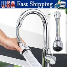 Kitchen Faucet Sprayer Extender Rotating Splash Proof Water Saving Aerator