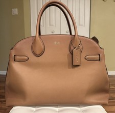Coach Soft Empire 40 Carryall Honey Brown 
