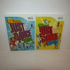 Just Dance Kids + Just Dance Kids 2 Nintendo Wii Video Game Lot Tested Working