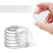 Door Stoppers Wall Protector, 6 Pcs 2 Strong Adhesive Door Knob Wall Protectors