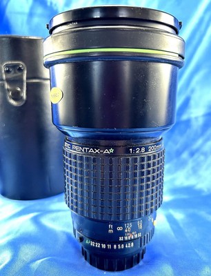 smc PENTAX A ⭐︎ 1:2.8 200mm PENTAX-A SMC 1: 2.8 200mm SLR BAYONET/K-MOUNT MANUAL CAMERA LENS W
