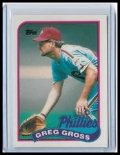 1989 Topps Tiffany - Greg Gross #438