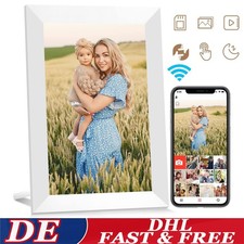 Digitaler Bilderrahmen - 10,1 Zoll IPS HD APP Display Touch, WIFI, 16GB, Weiß DE