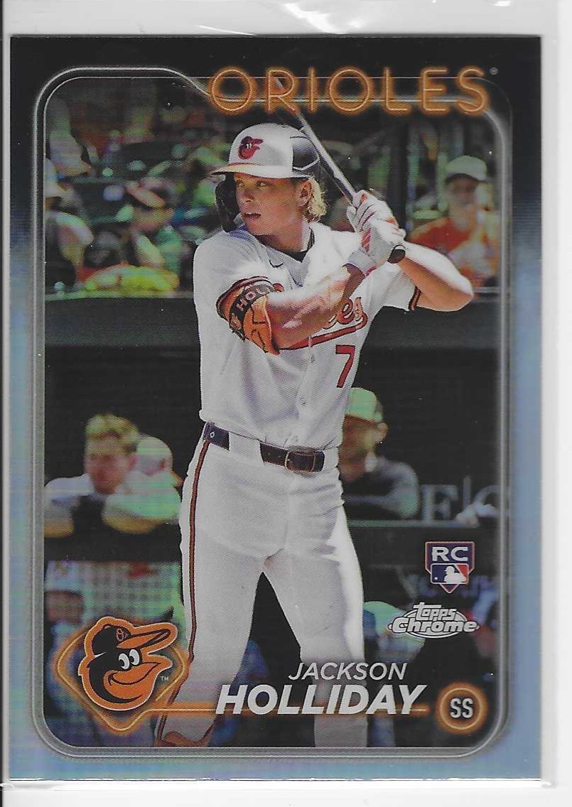 2024 Topps Chrome  JACKSON HOLLIDAY  RC Refractor  #88