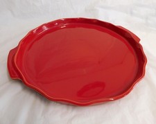 Esprit De Cuisine Round Ceramic Baking Tray Dish Festonnee France 39cm