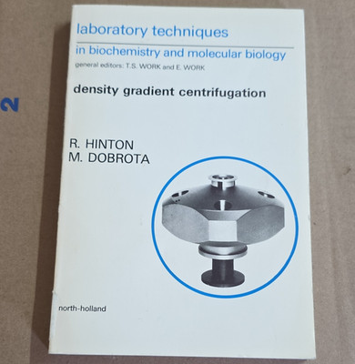 North-Holland Density Gradient Centrifugation Hinton Dobrota PB 1976 1st Ed