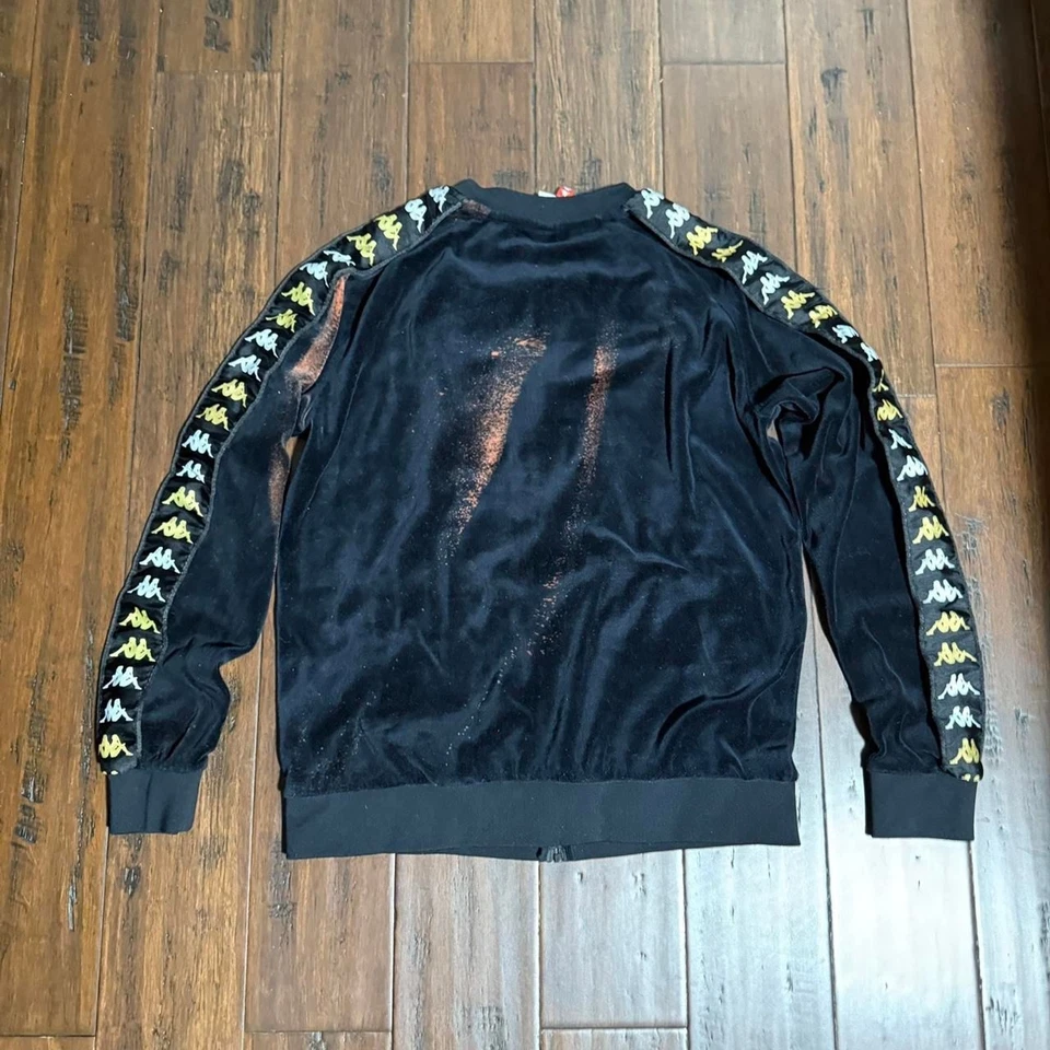 Sudadera con capucha negra para hombre Kappa Foto 3 de 3