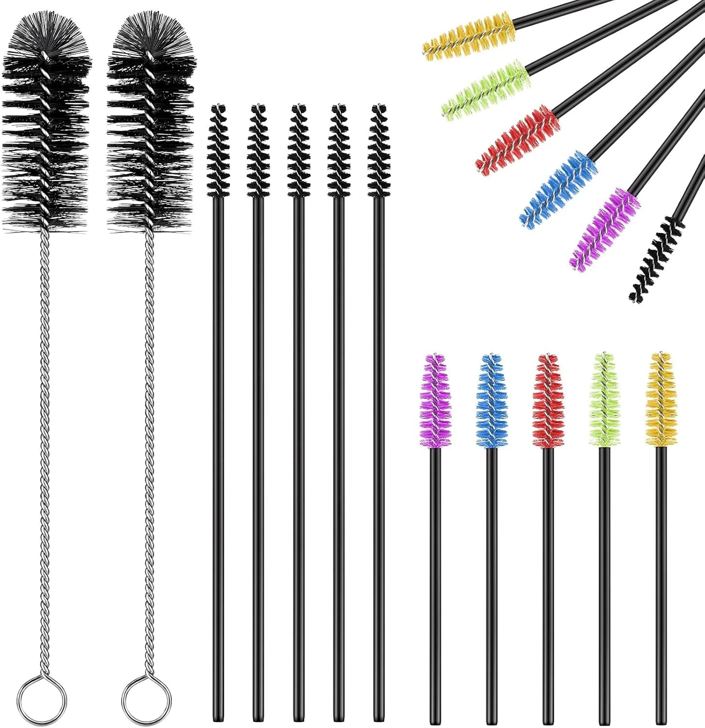 Cleaning Brush Mini Nylon Tube Brush Set Nyl