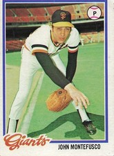 1978 Topps - John Montefusco #142, EX-NM