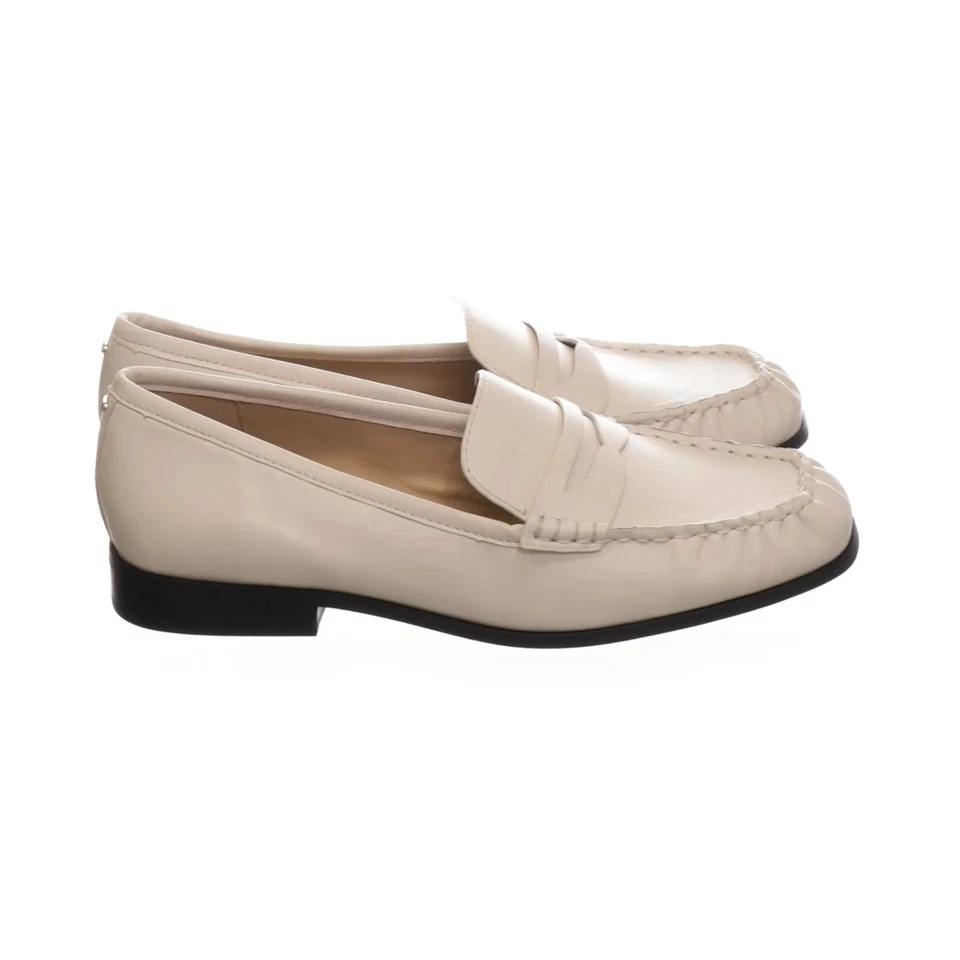 Mocassins Michael Kors, taille : 40, cuir, beige, femmes #ayS - Photo 1/4