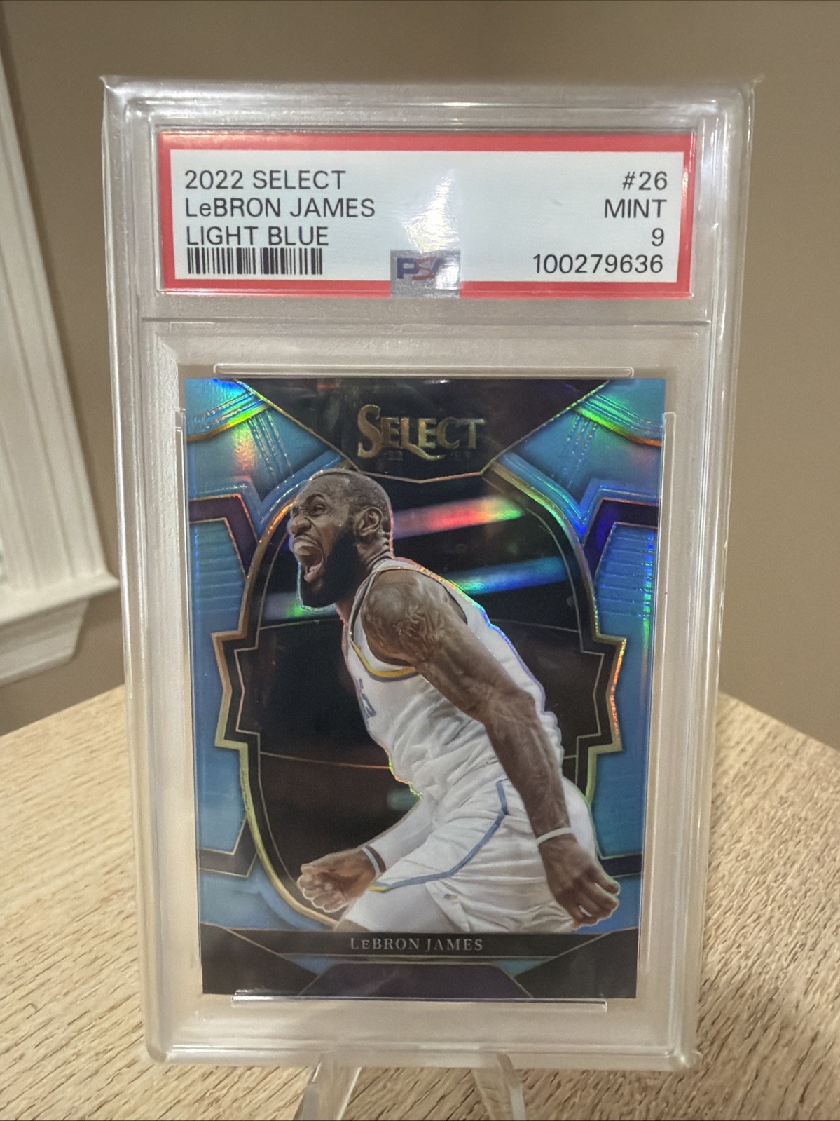 2022 Panini Select Blue #26 Lebron James front