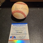 Hank Aaron HOF Signed/Auto ONL Baseball Atlanta Braves PSA AK36022