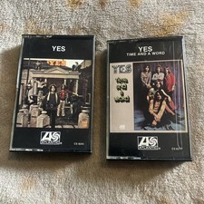 Yes Cassette Lot ST 1969 Time And A Word 1970 Rock