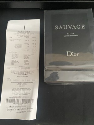 Dior Sauvage Elixir Vaporisateur Spray 100ml 3.4 fl oz Men's Fragrance