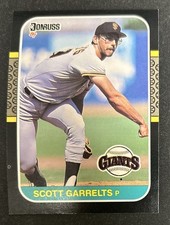 1987 Donruss Scott Garrelts Baseball Card #116 Giants Pitcher VG O/C