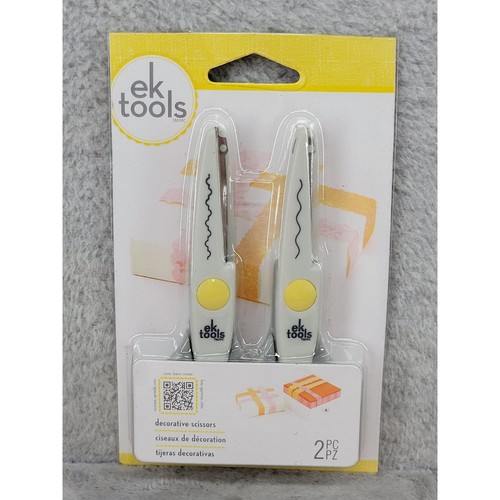 ek tools Decorative Scissors 2 Pack Border Scallop Edging Paper Craft 54-00521