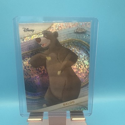2025 Topps Chrome Disney Diamond Baloo Jungle Book #106 Mint.