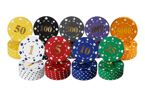 NUMMERIERTE POKERCHIPS HEISSGESTEMPELT GOIL FOLIE BEIDSEITIG 11,5G GEEIGNETES DESIGN Pack 25 - Bild 1 von 10