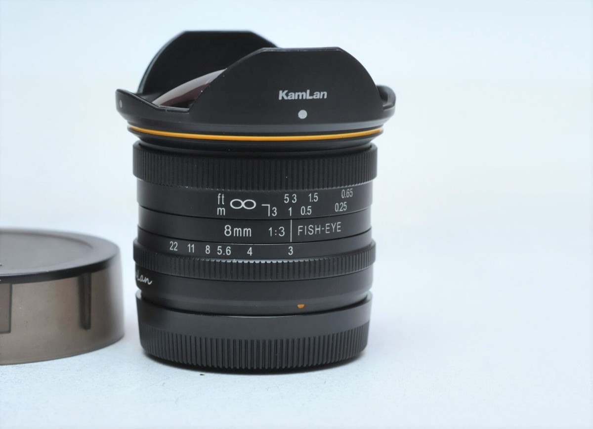 KamLan 8mm F3.0 APS-C Fisheye Lens for Fujifilm Fuji X | eBay
