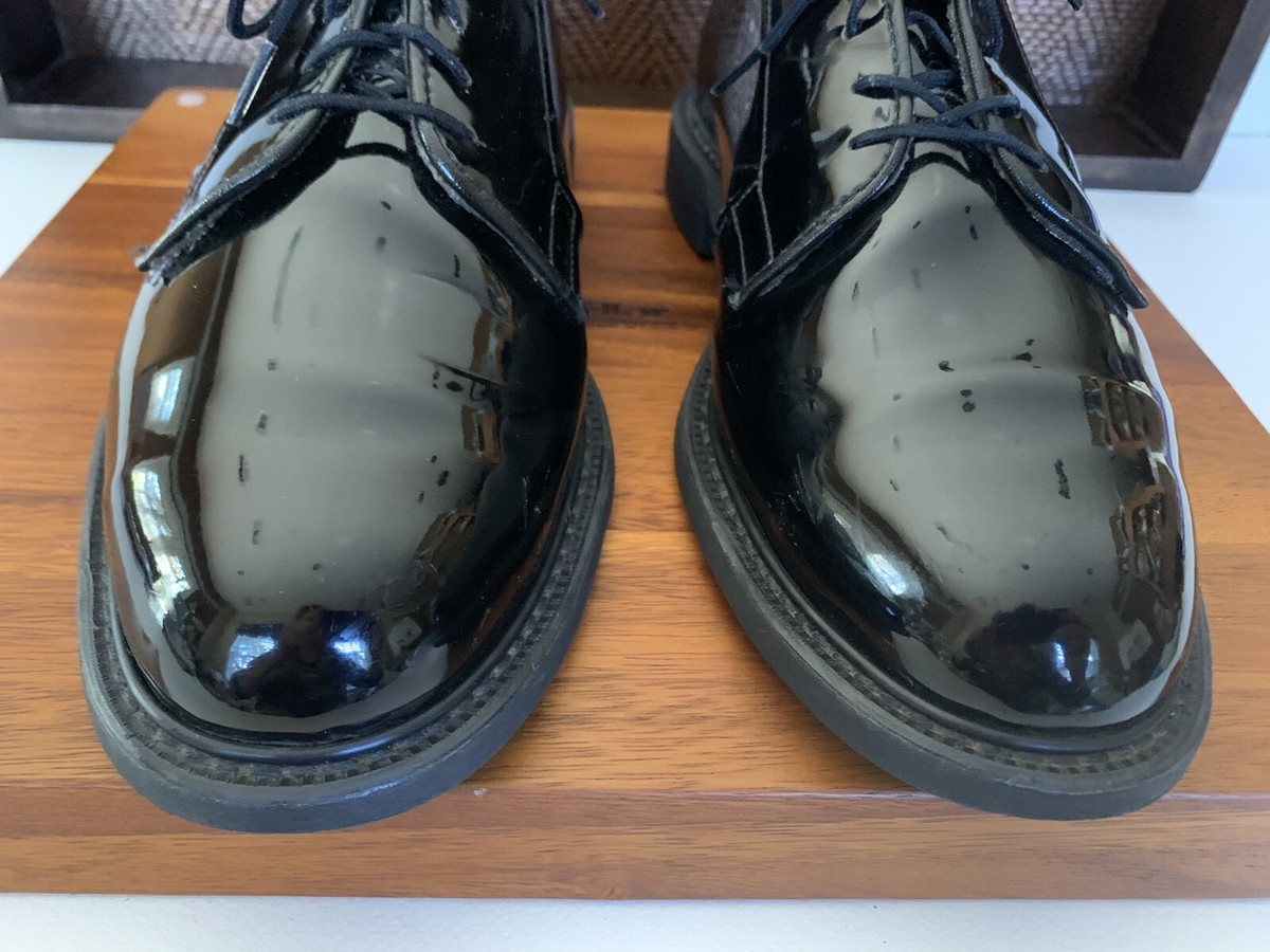 Bates Mens Dress Shoes Black High Gloss Patent Leather  display picture 1